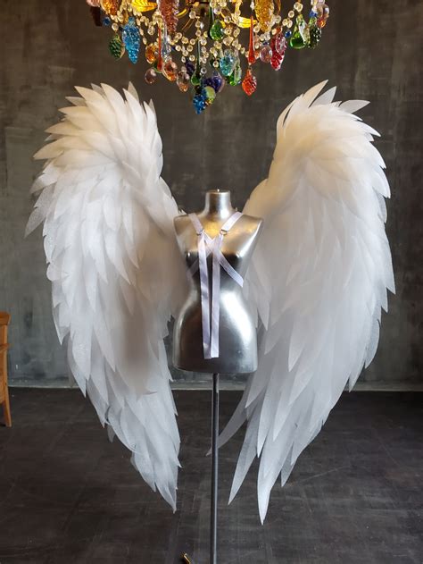 costume wings white